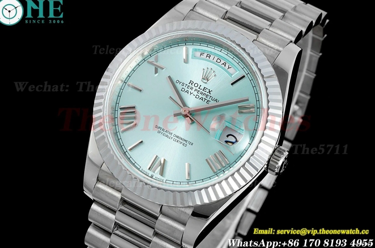 VR3255 JDF Weight) 40mm Blue Ice DayDate Rmn SS (Gain V4 228236 SS 0114